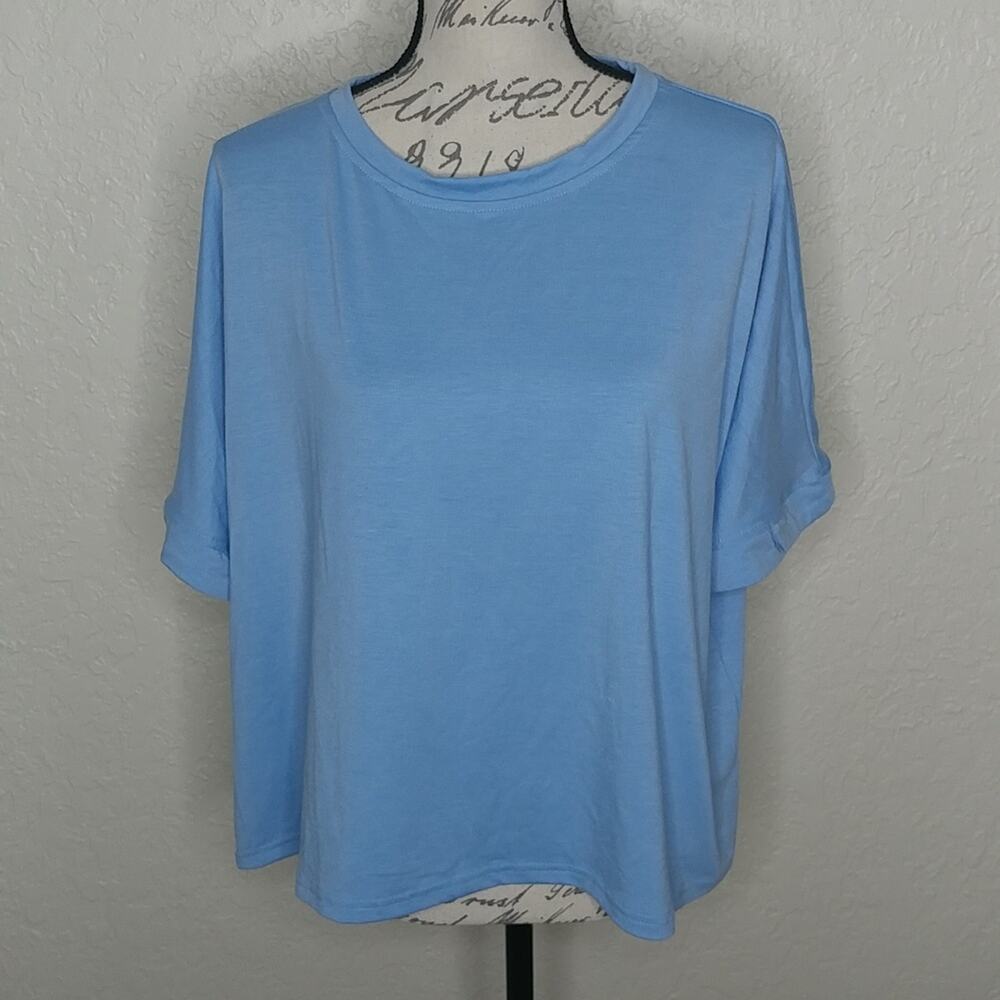Short Sleeve‎ Oversize Blue Top Size S